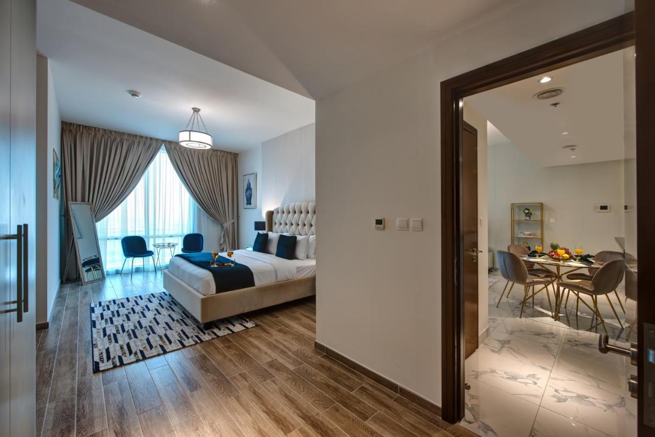 דובאי Durrani Homes - Lux 1Br At Al Habtoor Amna Tower מראה חיצוני תמונה